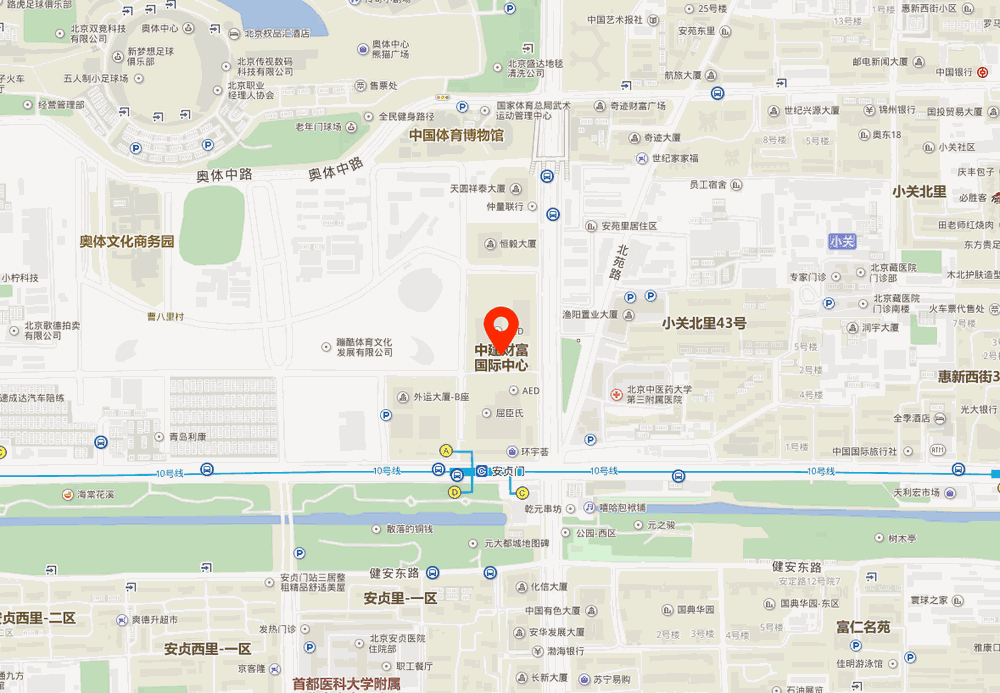 中建财富国际中心位置地图